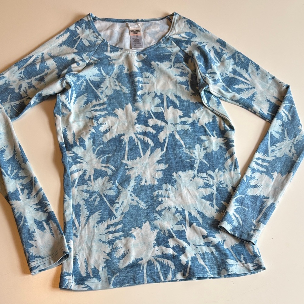 Billabong Surf Capsule Blue and White Sun Shirt